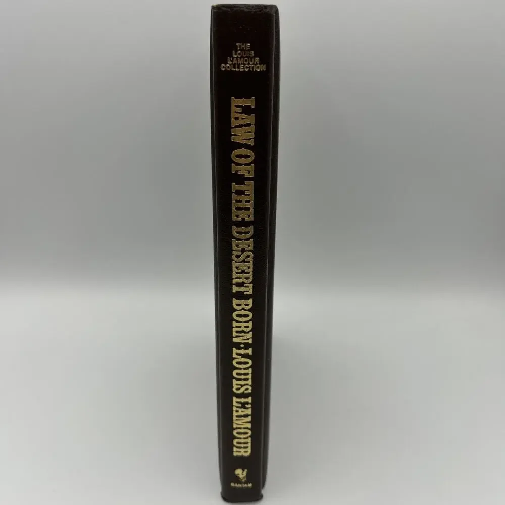 Louis L'Amour Collection LAW OF THE DESERT BORN Leatherette Bantam Books 1983